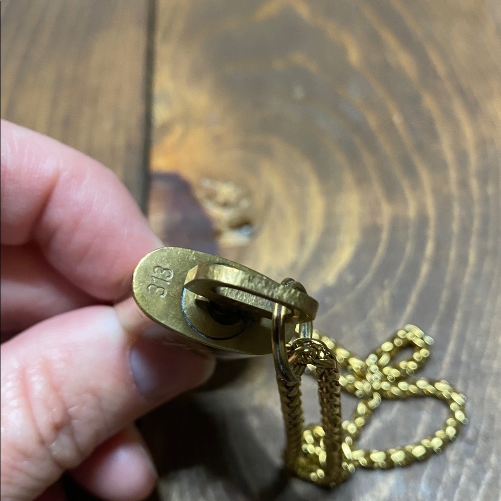Louis Vuitton #313 Authentic Gold Padlock Pendant Necklace - Picture 11 of 11